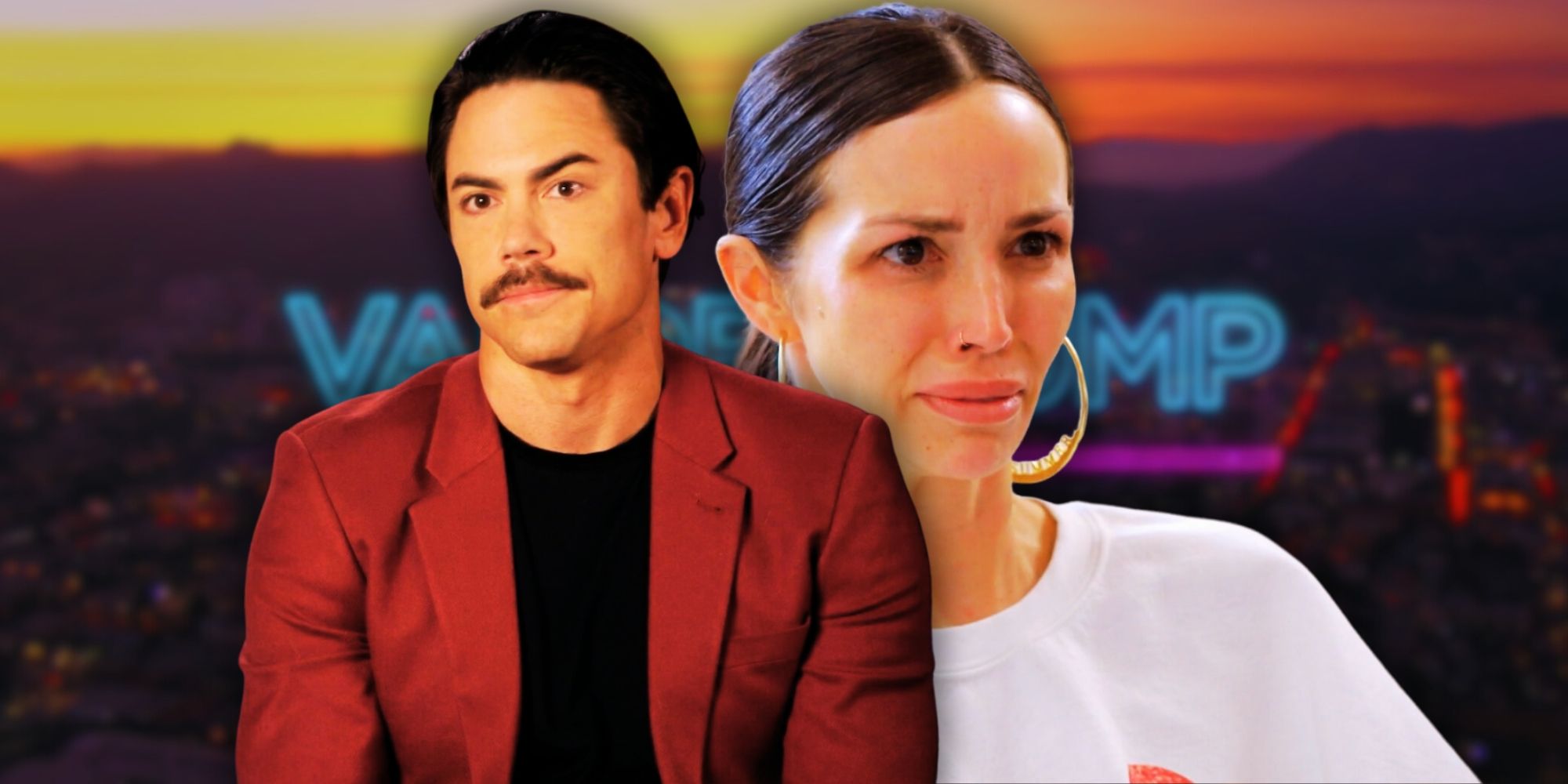 Vanderpump Rules' Scheana Shay and Tom Sandoval looking upset - She Was Heartbroken To Lose A Close Friend - Scheana Broke Down About Tom, Ariana, & All Things Scandoval