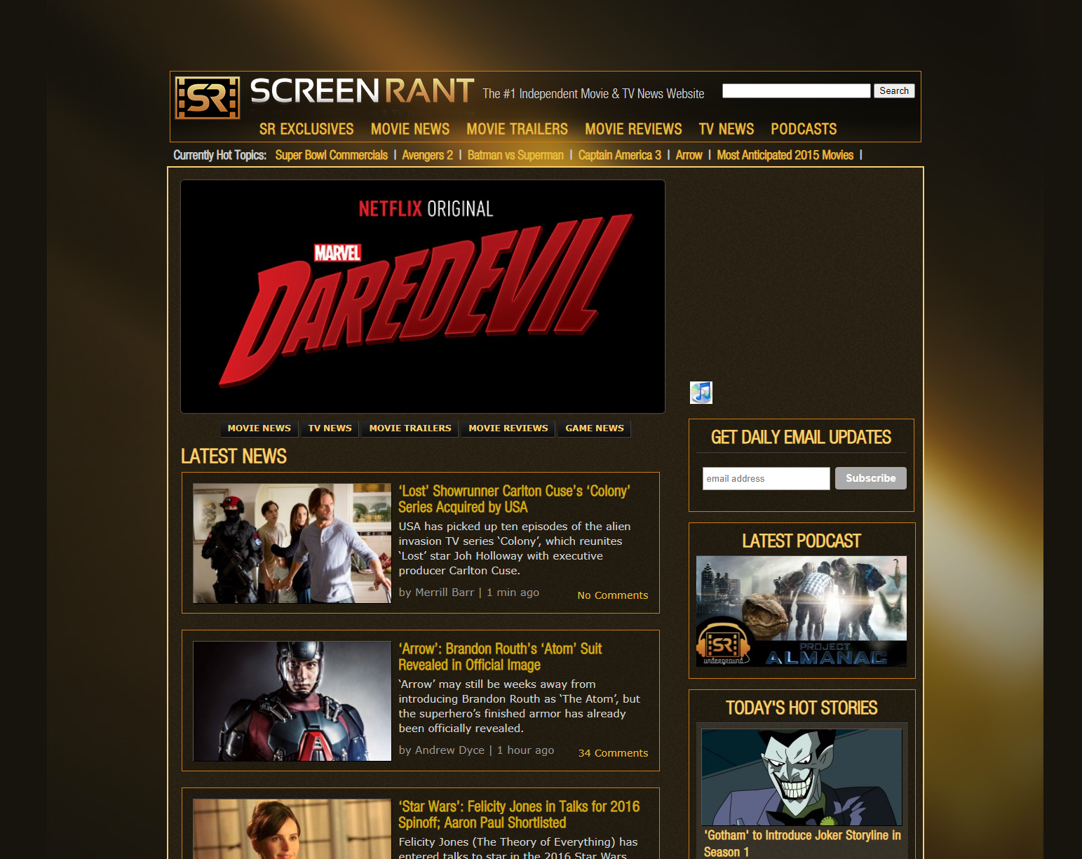 Screen Rant исполняется 20 лет!