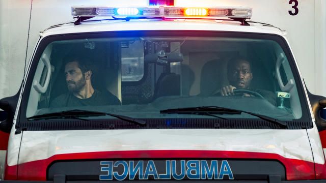 yahya abdul-mateen ii ambulanceyahya abdulmateen ii and Jake Gylenhaal in an ambulance