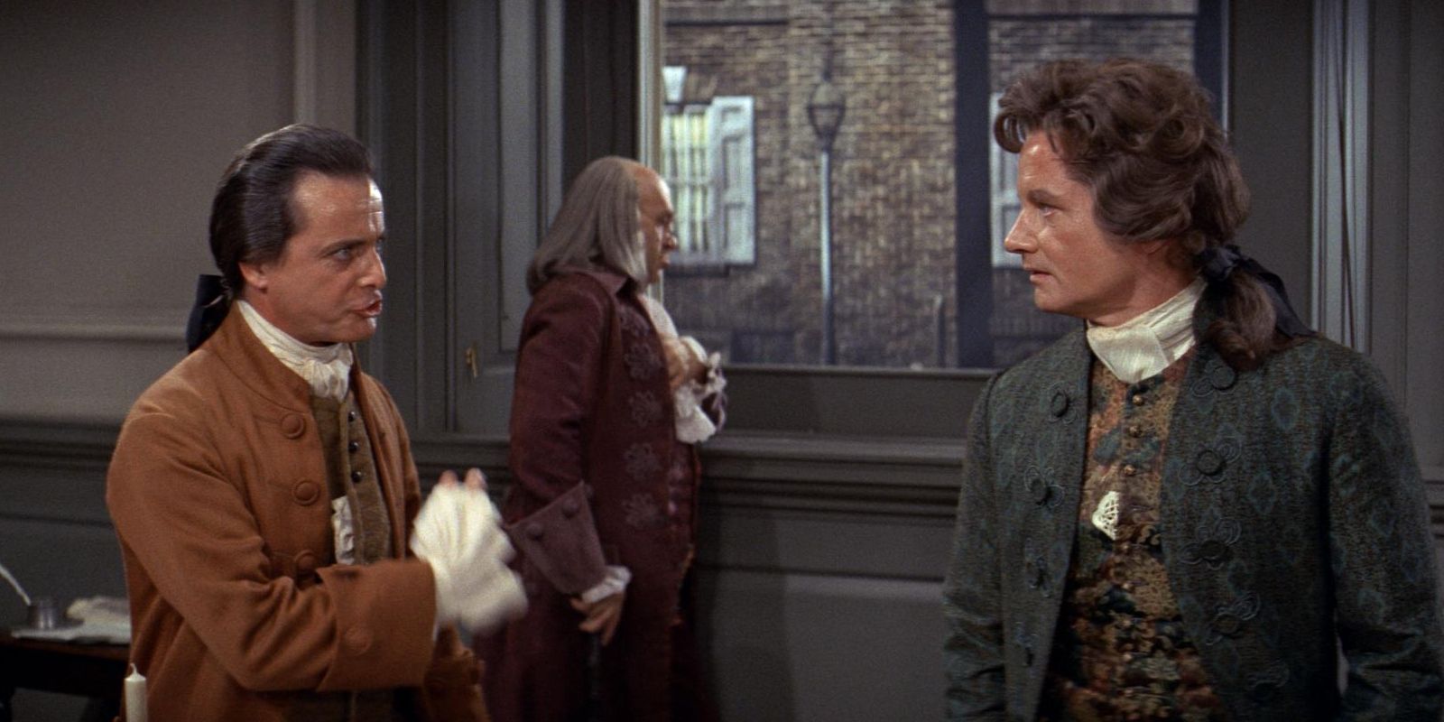 William Daniels, Howard de Silva, and Donald Madden in 1776 - Directed by Peter H. Hunt - 1776 (1972)