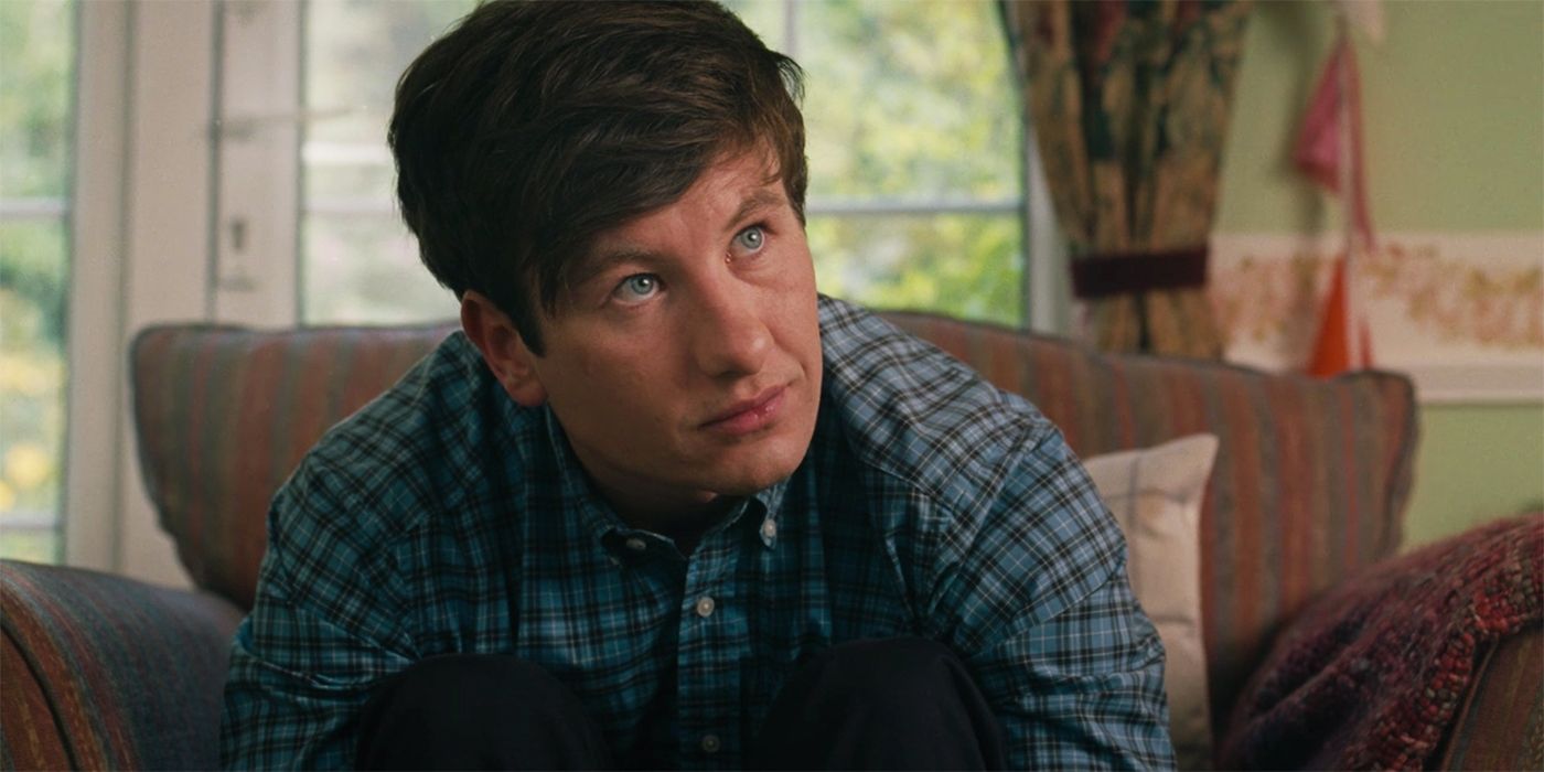 Barry Keoghan as Oliver at his parents home in Saltburn
